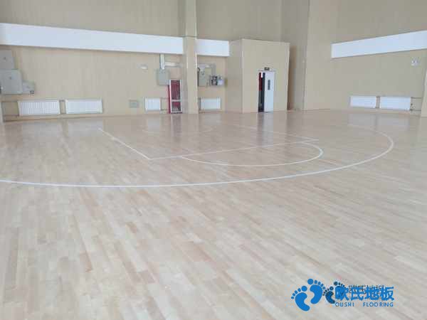 單層籃球地板