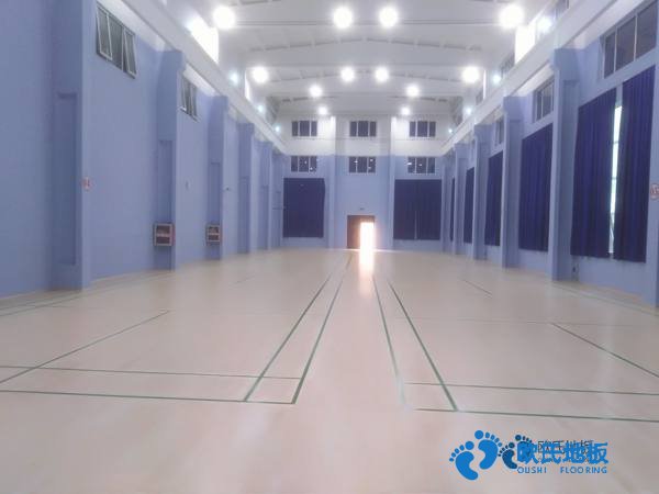 學(xué)?；@球館地板沖擊測試