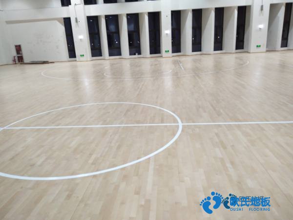 知名運(yùn)動(dòng)場地木地板施工