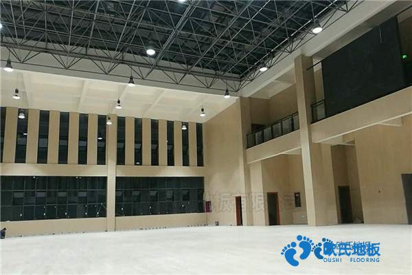 學(xué)?；@球場地木地板沖擊測試