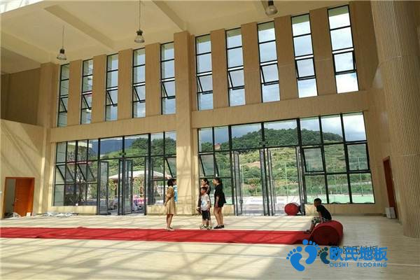 學(xué)校籃球場地木地板沖擊測試