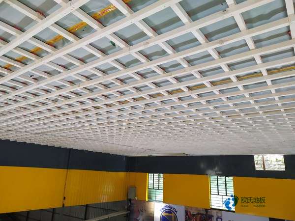 25厚籃球運(yùn)動(dòng)木地板維護(hù)保養(yǎng)