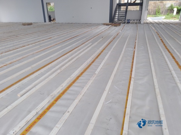 運(yùn)動館木地板施工價格3