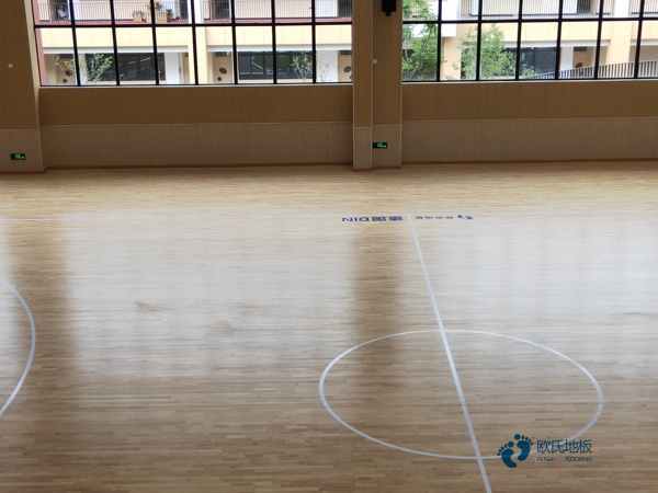知名運(yùn)動(dòng)場館木地板1
