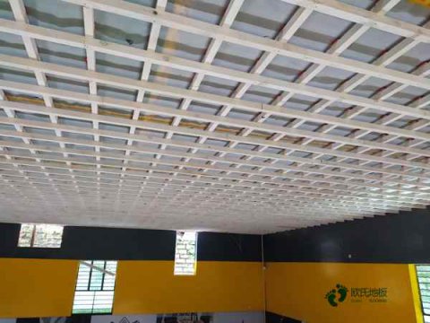 雙層龍骨運(yùn)動(dòng)籃球木地板清潔保養(yǎng)