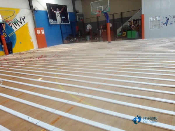 學(xué)?；@球地板反彈力