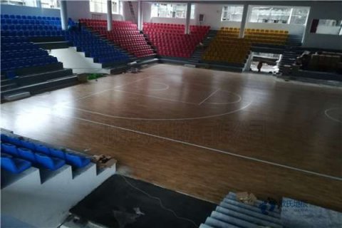 國(guó)標(biāo)籃球館地板施工方案